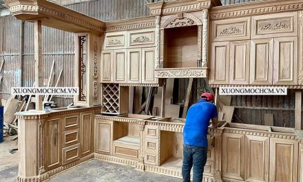 Xưởng mộc ở Thủ Dầu Một thi công đồ gỗ nội thất